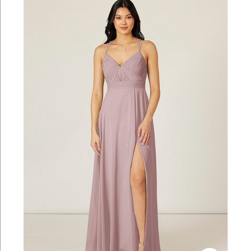 Azazie Aubrey Bridesmaid Dress Vintage Mauve